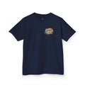 Kids Tee — "God's Got My Back" Colorful Skateboard Faith Shirt