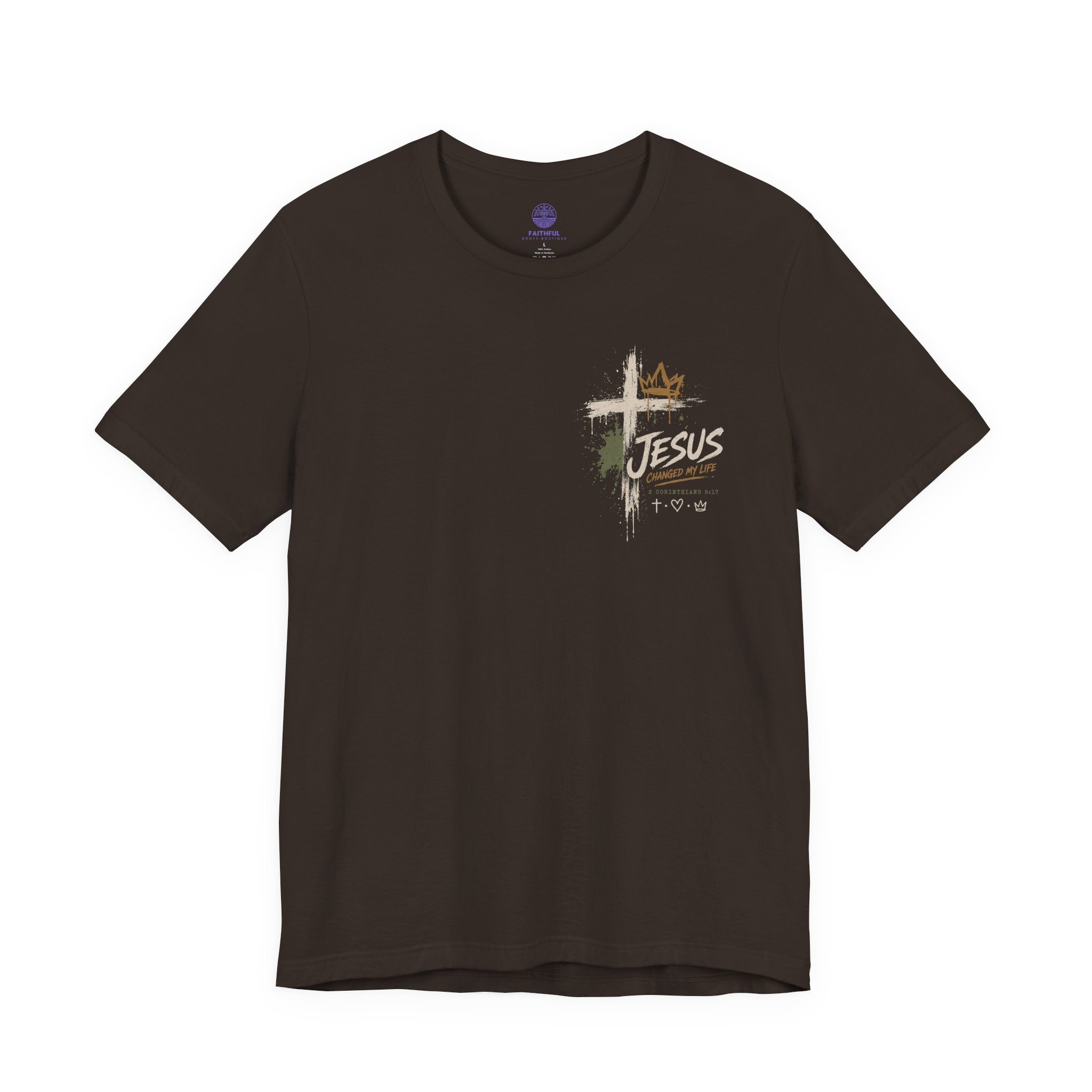 Jesus Changed My Life T-Shirt — Follow The One Christian Tee