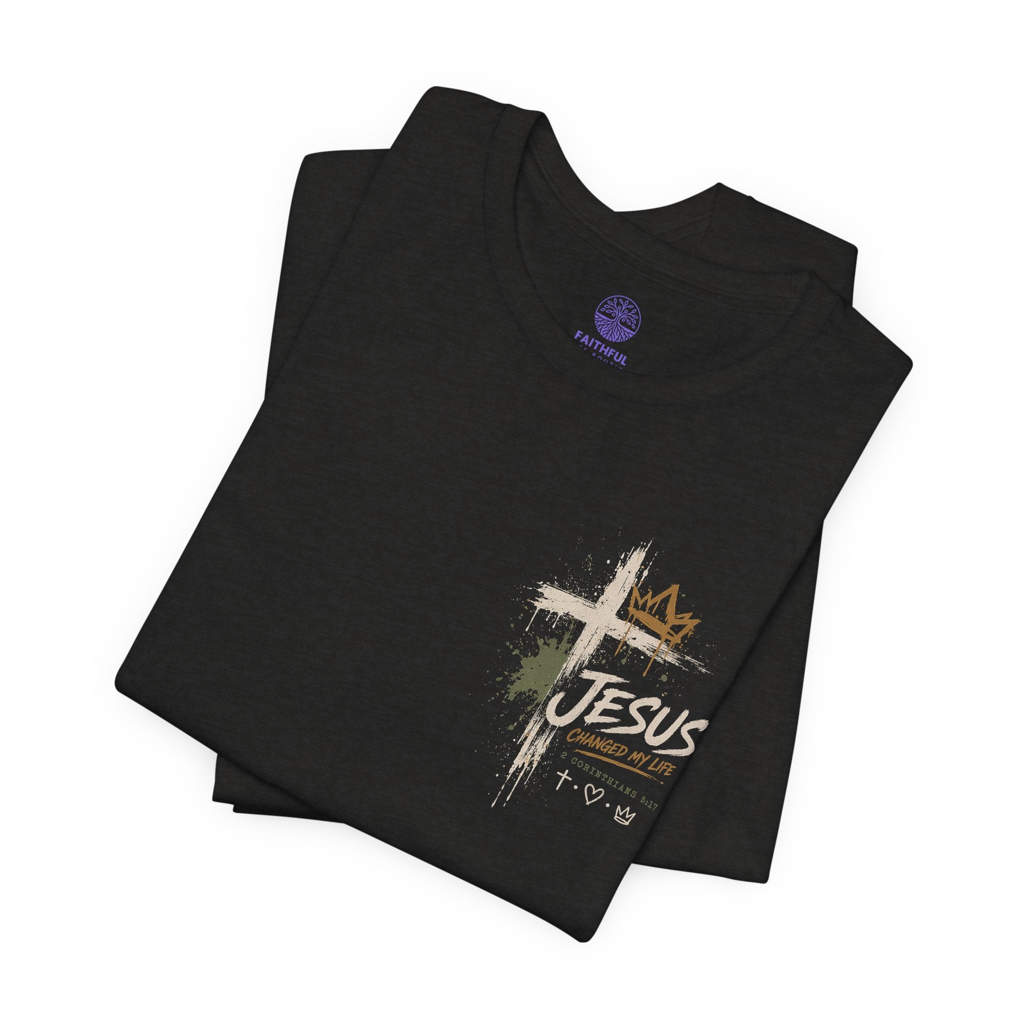 Jesus Changed My Life T-Shirt — Follow The One Christian Tee