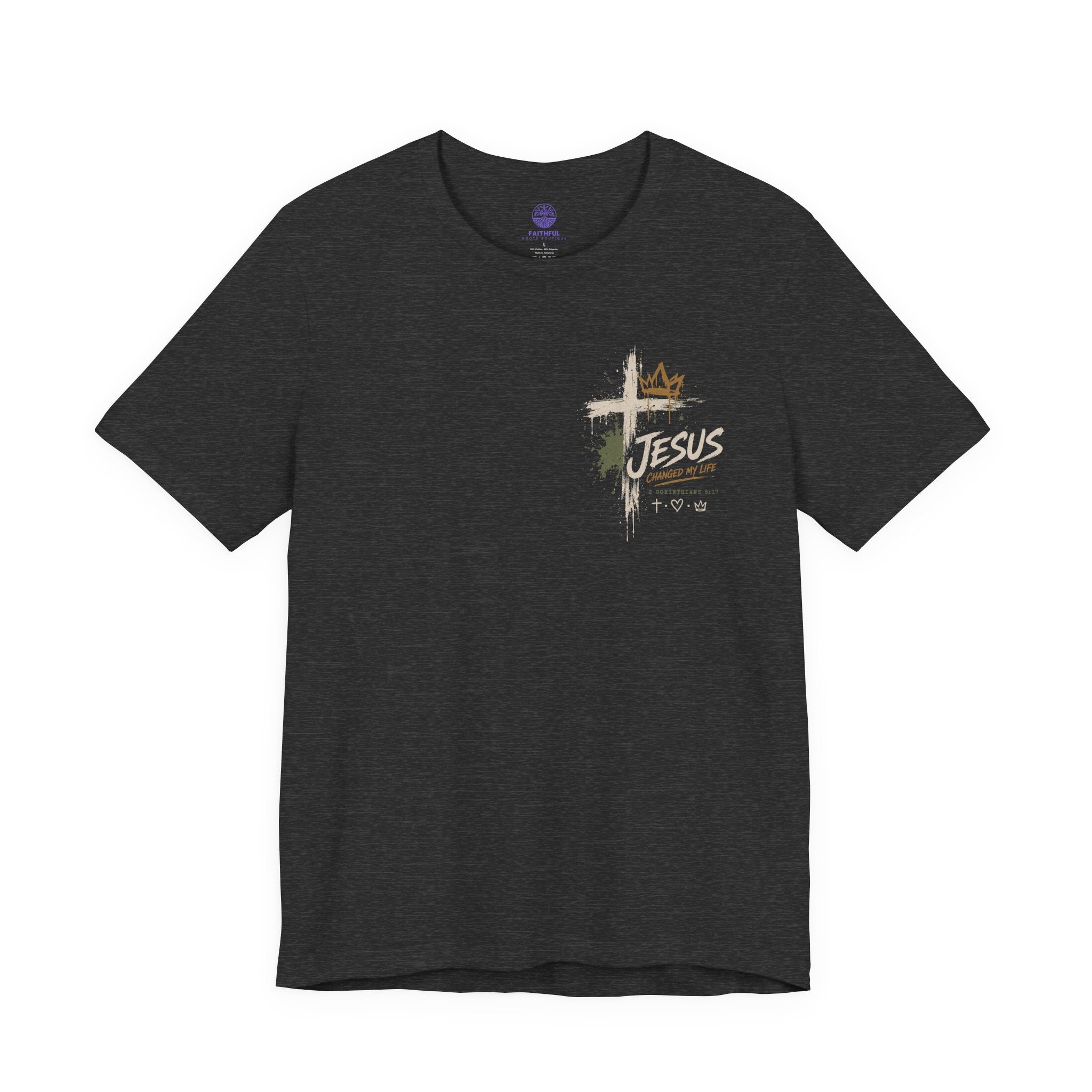 Jesus Changed My Life T-Shirt — Follow The One Christian Tee