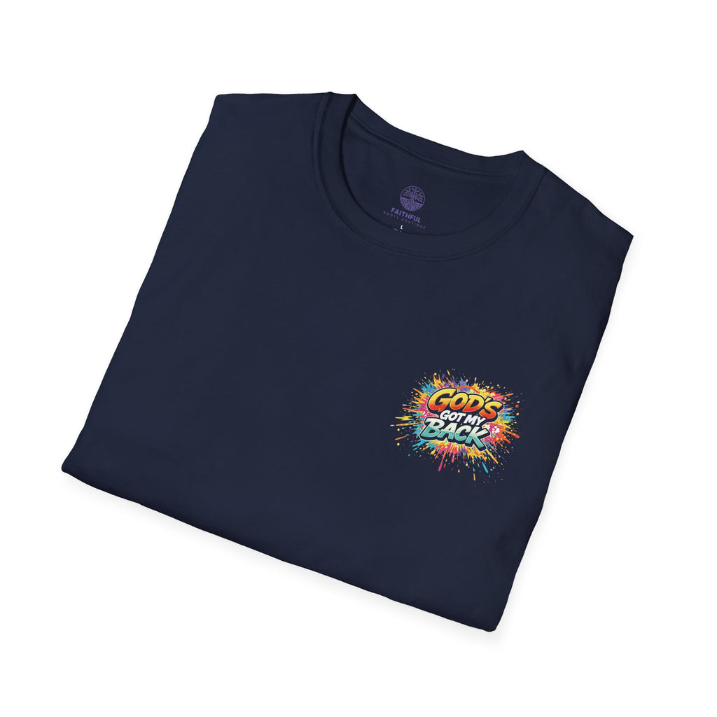 Christian Skateboard T-Shirt — "God's Got My Back" Youth Skate Tee