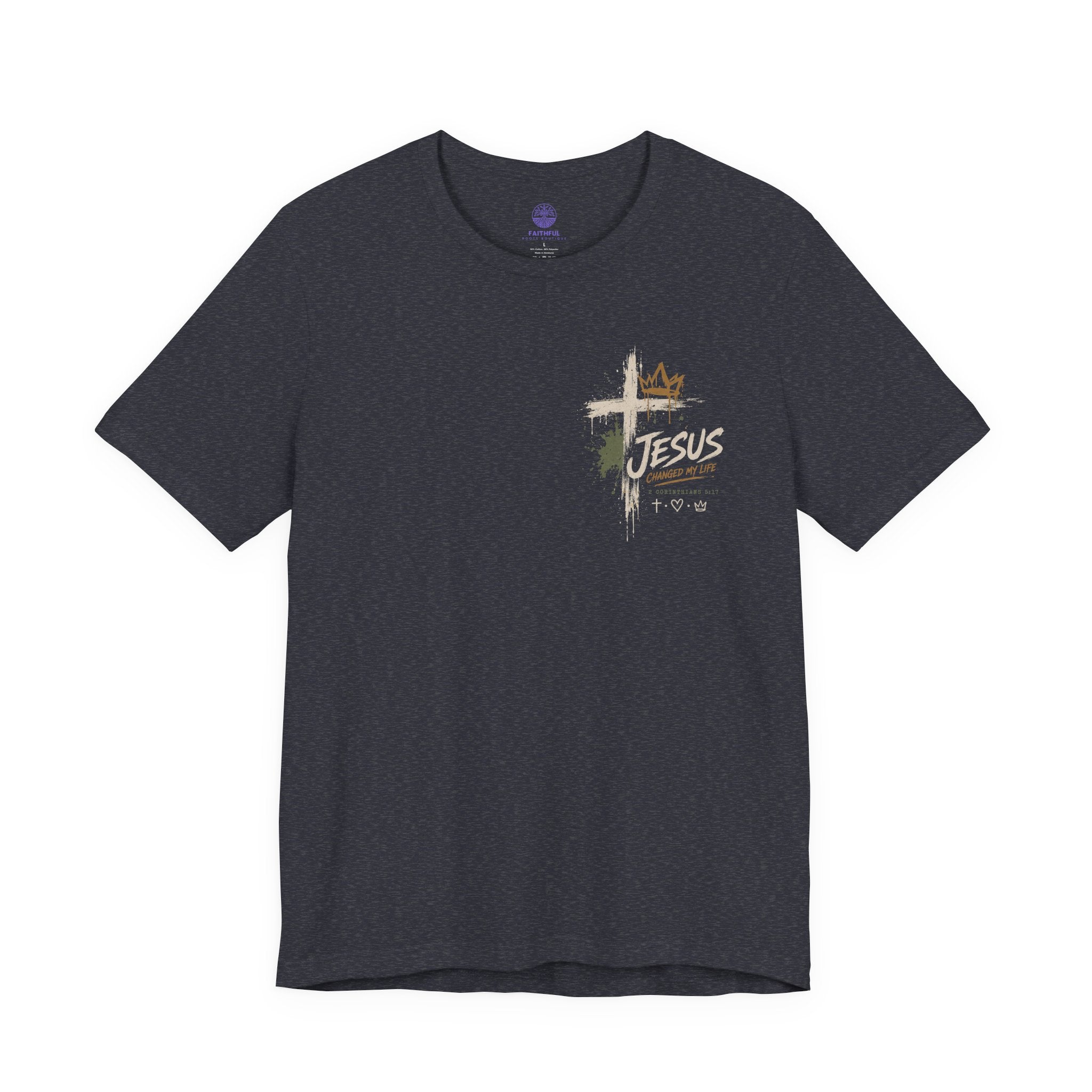 Jesus Changed My Life T-Shirt — Follow The One Christian Tee