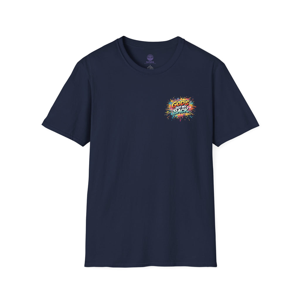 Christian Skateboard T-Shirt — "God's Got My Back" Youth Skate Tee