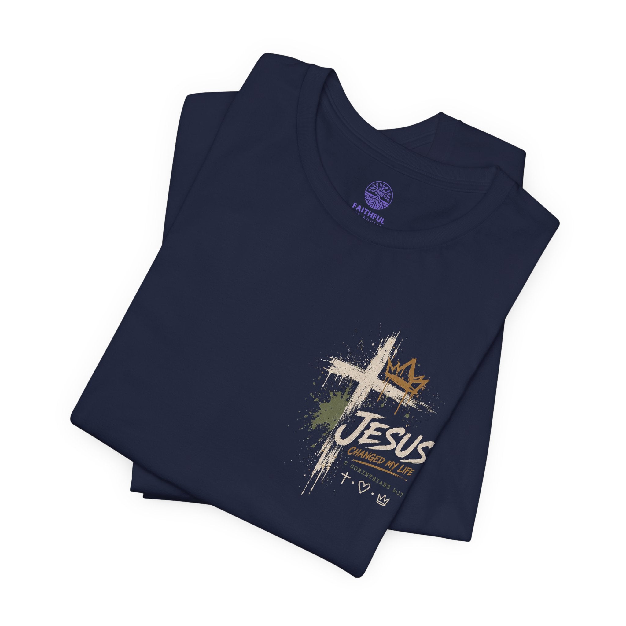 Jesus Changed My Life T-Shirt — Follow The One Christian Tee