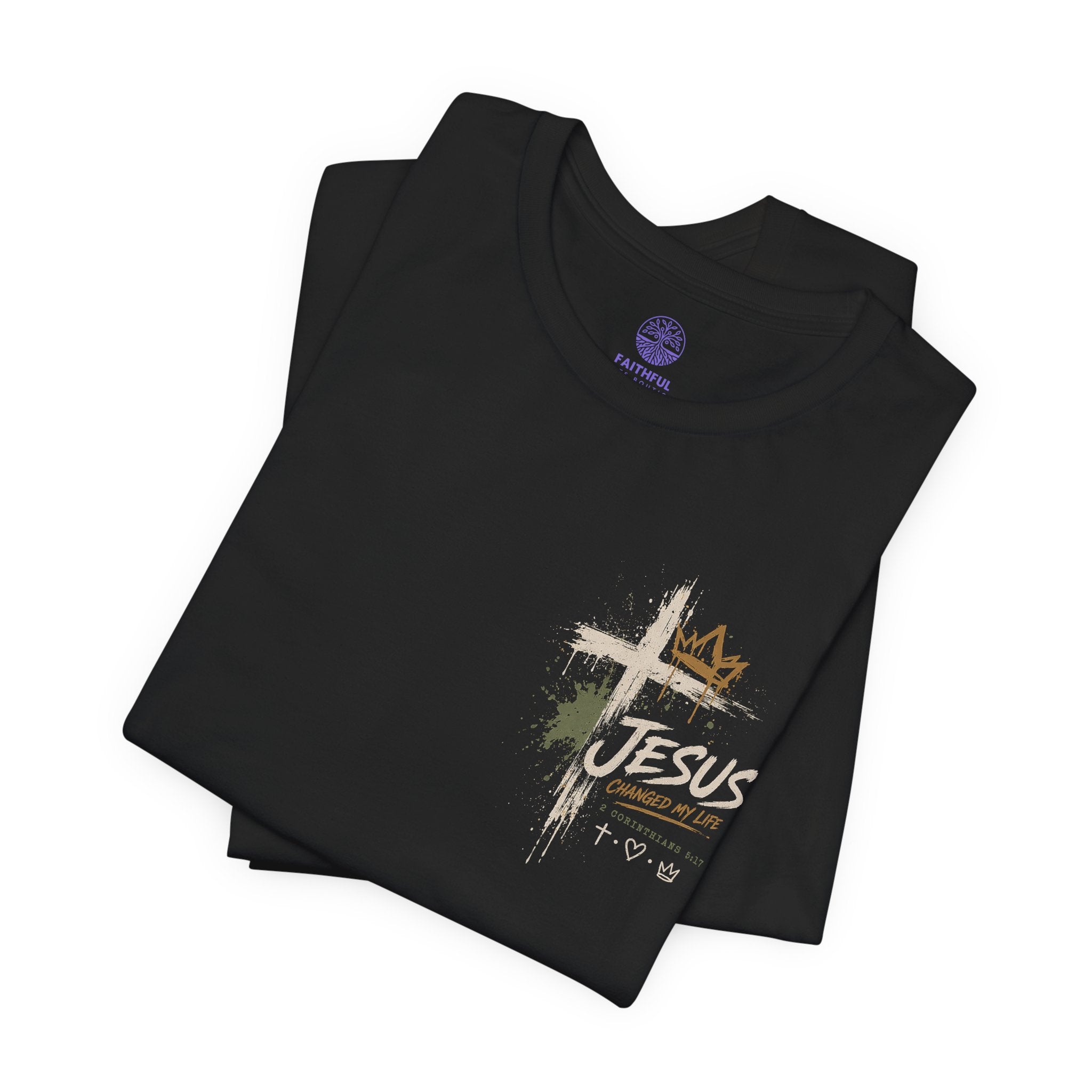 Jesus Changed My Life T-Shirt — Follow The One Christian Tee