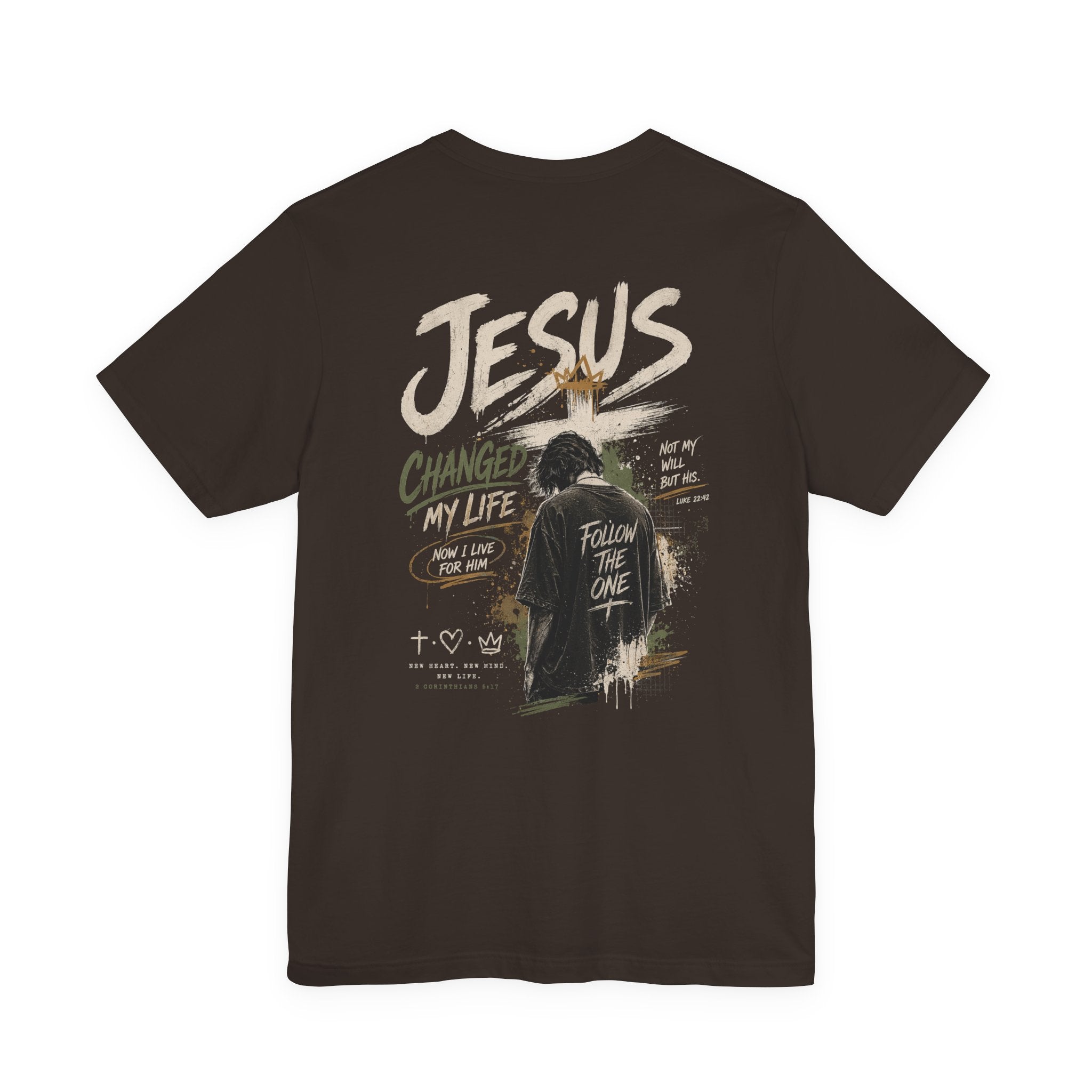 Jesus Changed My Life T-Shirt — Follow The One Christian Tee