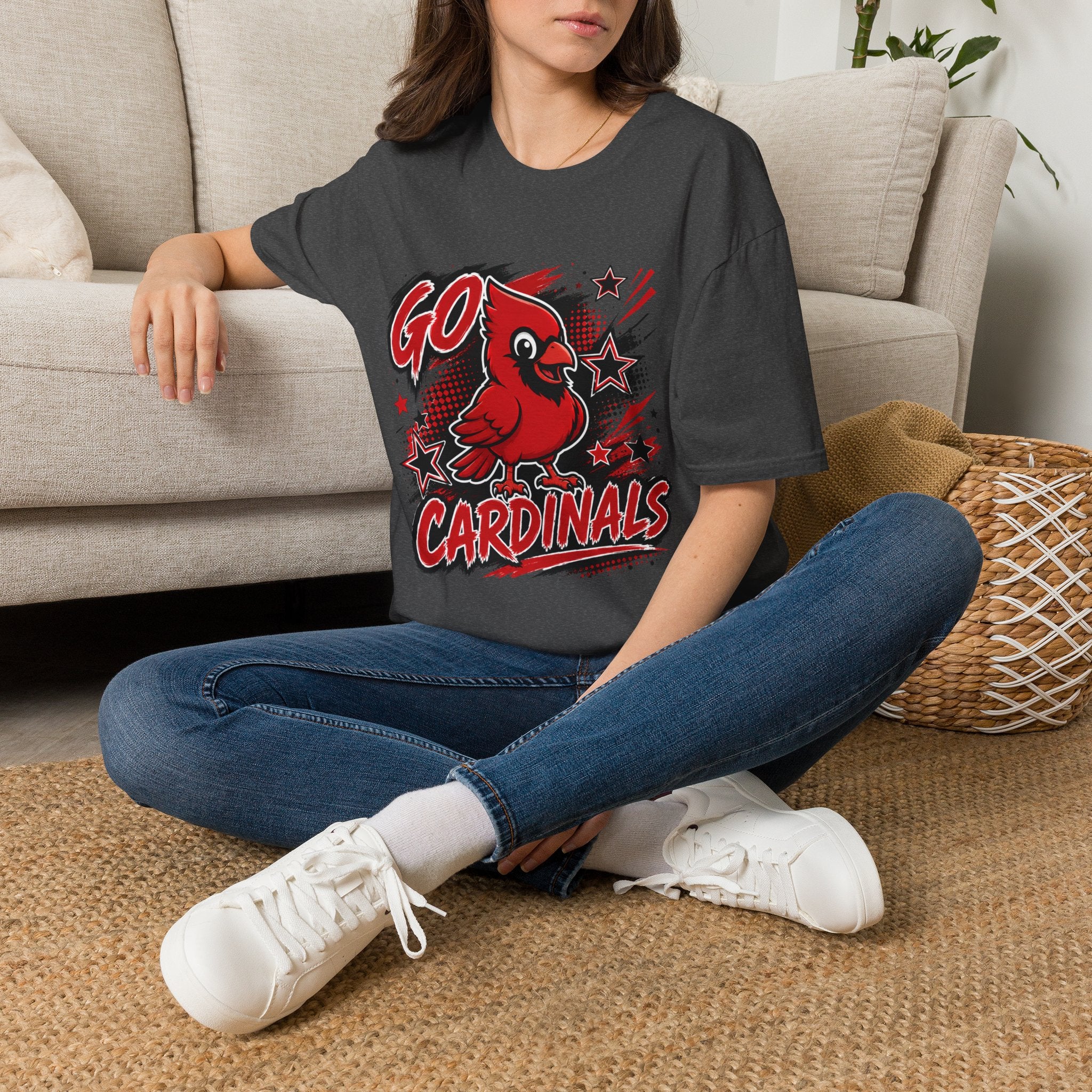 Cardinals Mascot T-Shirt — Go Cardinals Graphic Tee