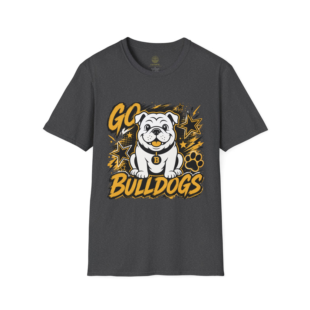 Bulldogs 'Go Bulldogs' T-Shirt — Cheer Squad School Spirit Tee